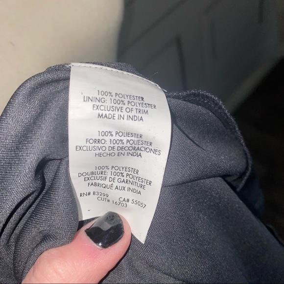 Jump Apparel Black Long Beaded Backless Dress | Size 7/8 - Picture 2 of 14